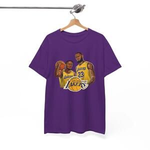 Bronny James And Lebron James Graphic Tee